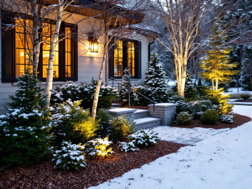 Four‑Season Conifer Canvas