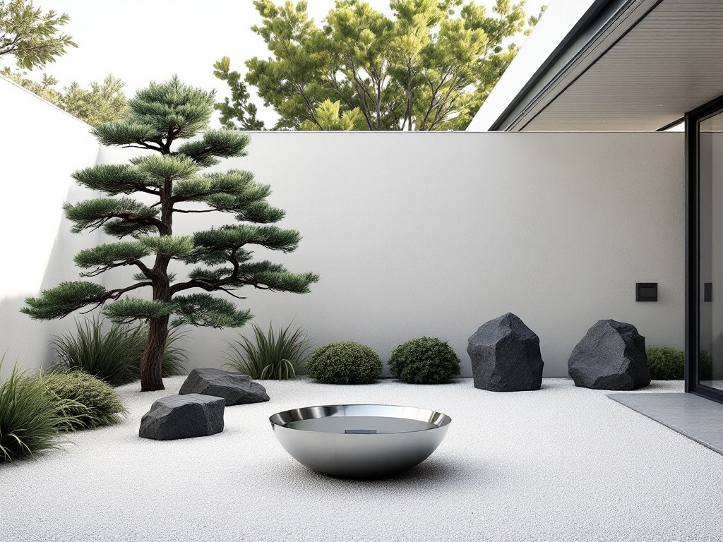 Modern Zen Gravel Garden