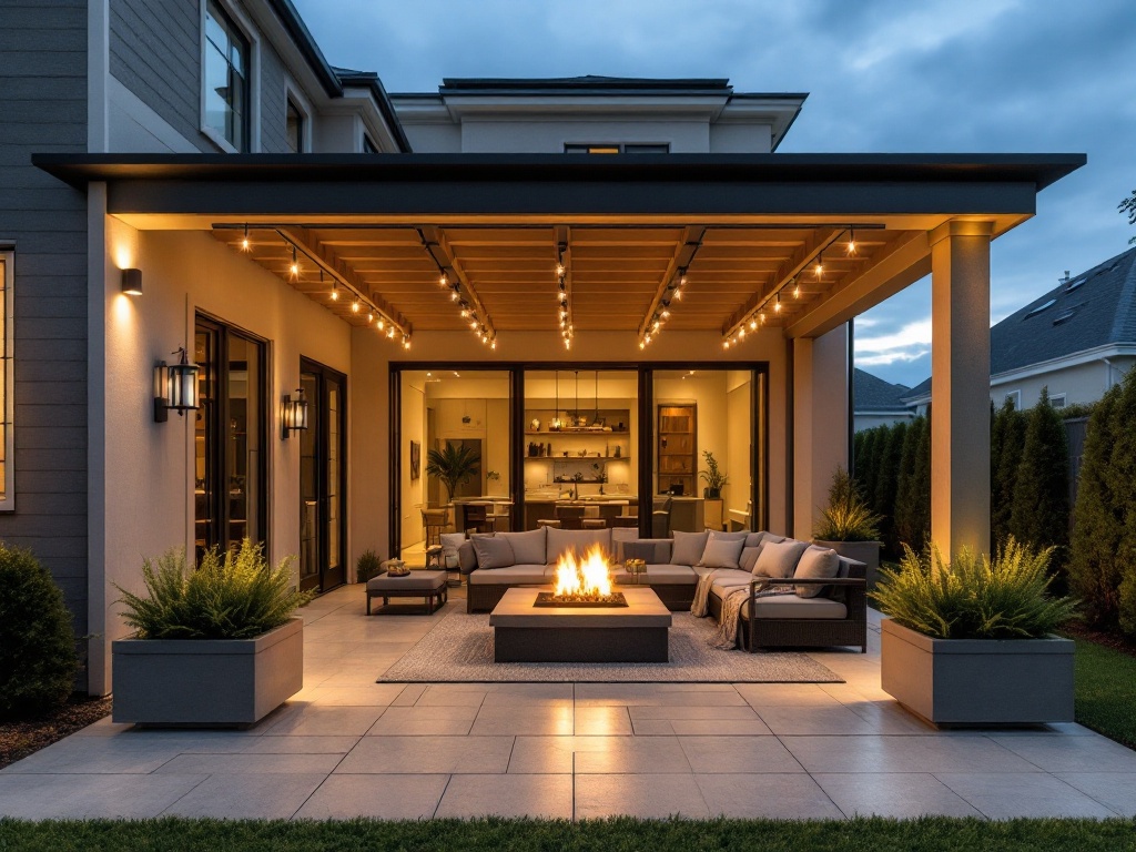 Seamless Indoor‑Outdoor Lounge