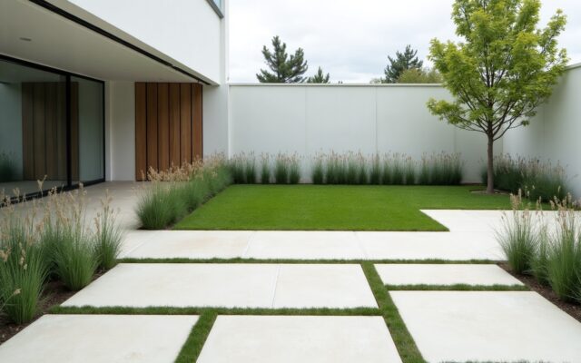 Minimalist Garden Design with Concrete and Grass: A Practical Guide