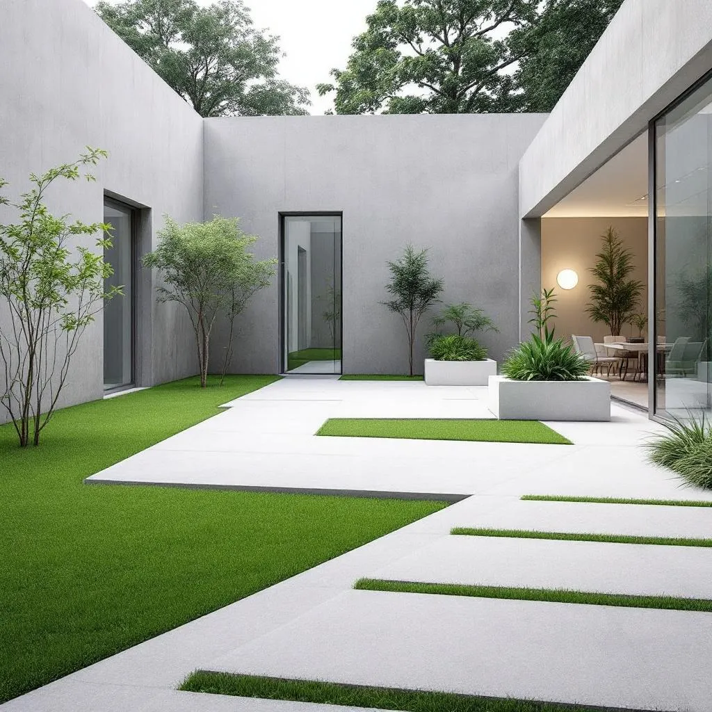 Minimalist garden