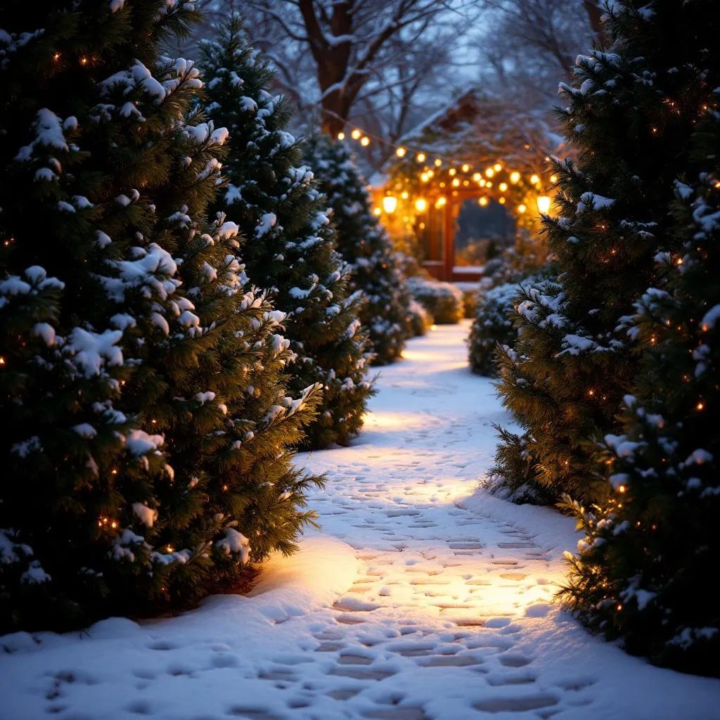 Designing stunning winter gardens with evergreens for 2025.