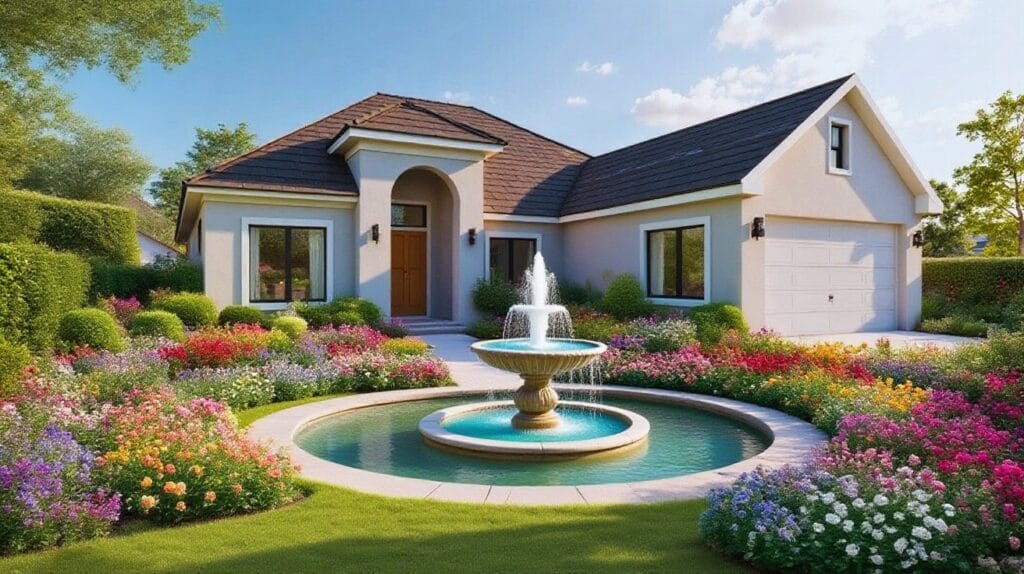 Turn my front yard into an English-style garden.