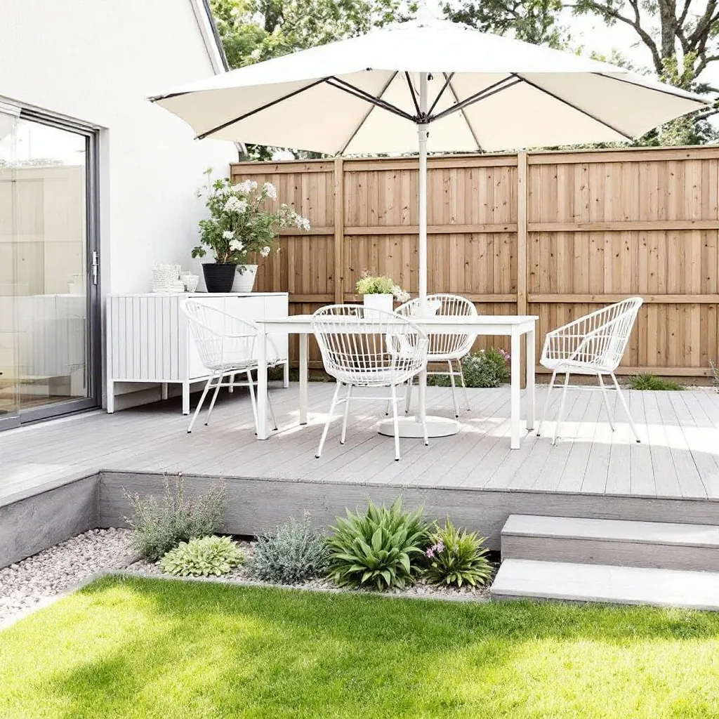 Scandinavian garden design trends for 2025: Light tones and coziness