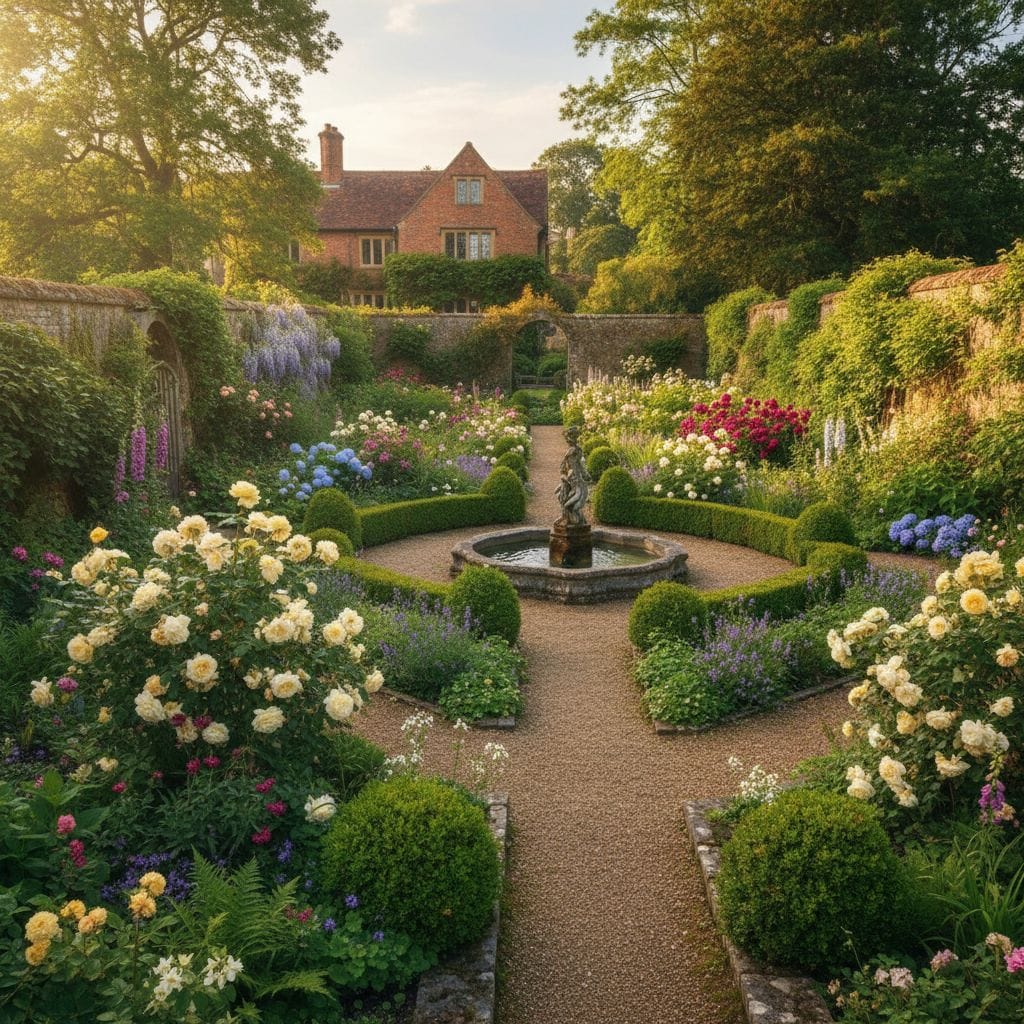 The role of winding paths in English garden design