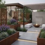 Corten steel trends in garden design for 2026