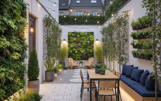 Design tips for narrow townhouse gardens in urban areas