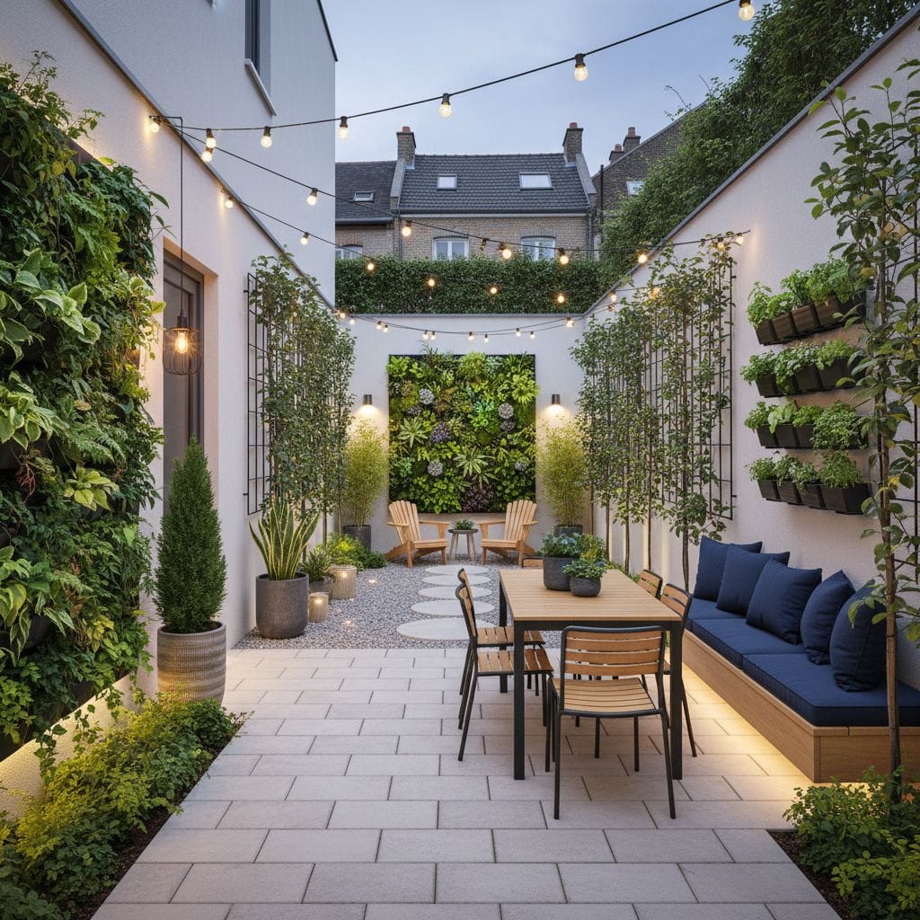 Design tips for narrow townhouse gardens in urban areas