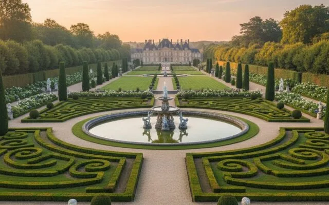 Exploring the principles of French formal garden design