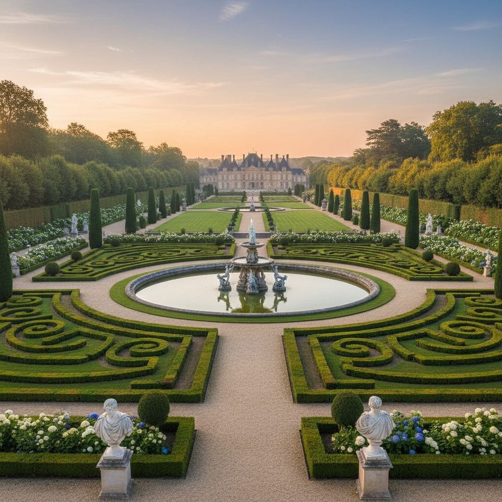 Exploring the principles of French formal garden design