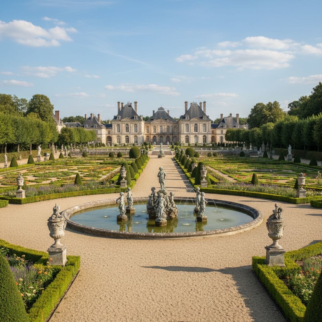 French-inspired formal garden