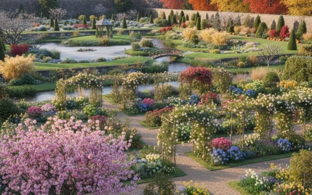 Designing a garden for year-round visual interest