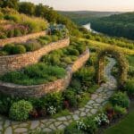 Stone retaining walls: practical garden solutions and design ideas