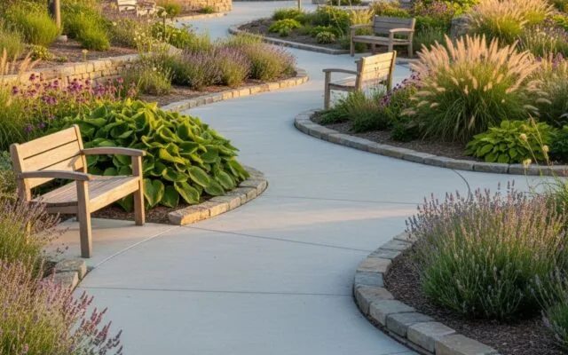 Accessible garden design features for seniors