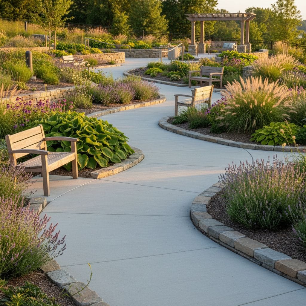 Accessible garden design features for seniors