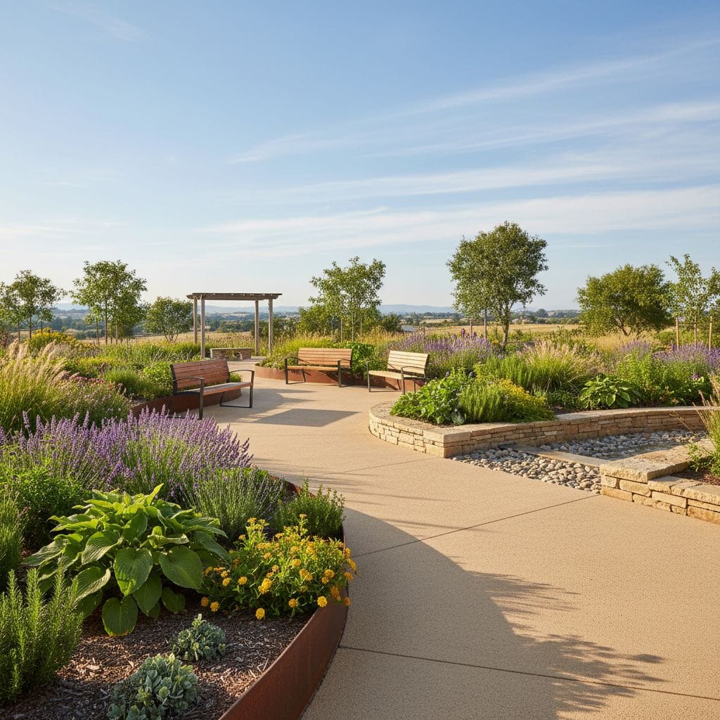 Accessible garden for seniors